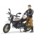 Moto Ducati Scrambler con Motociclista - Bruder 63051